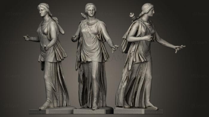 Статуи античные и исторические Artemis on the move